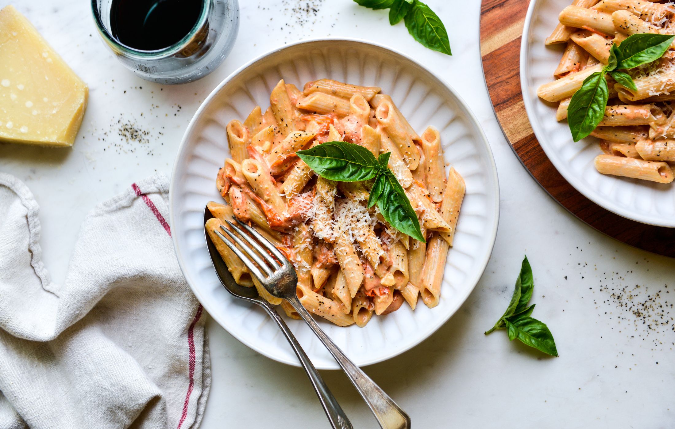Creamy Cherry Tomato Pasta | Nourishing Meals®